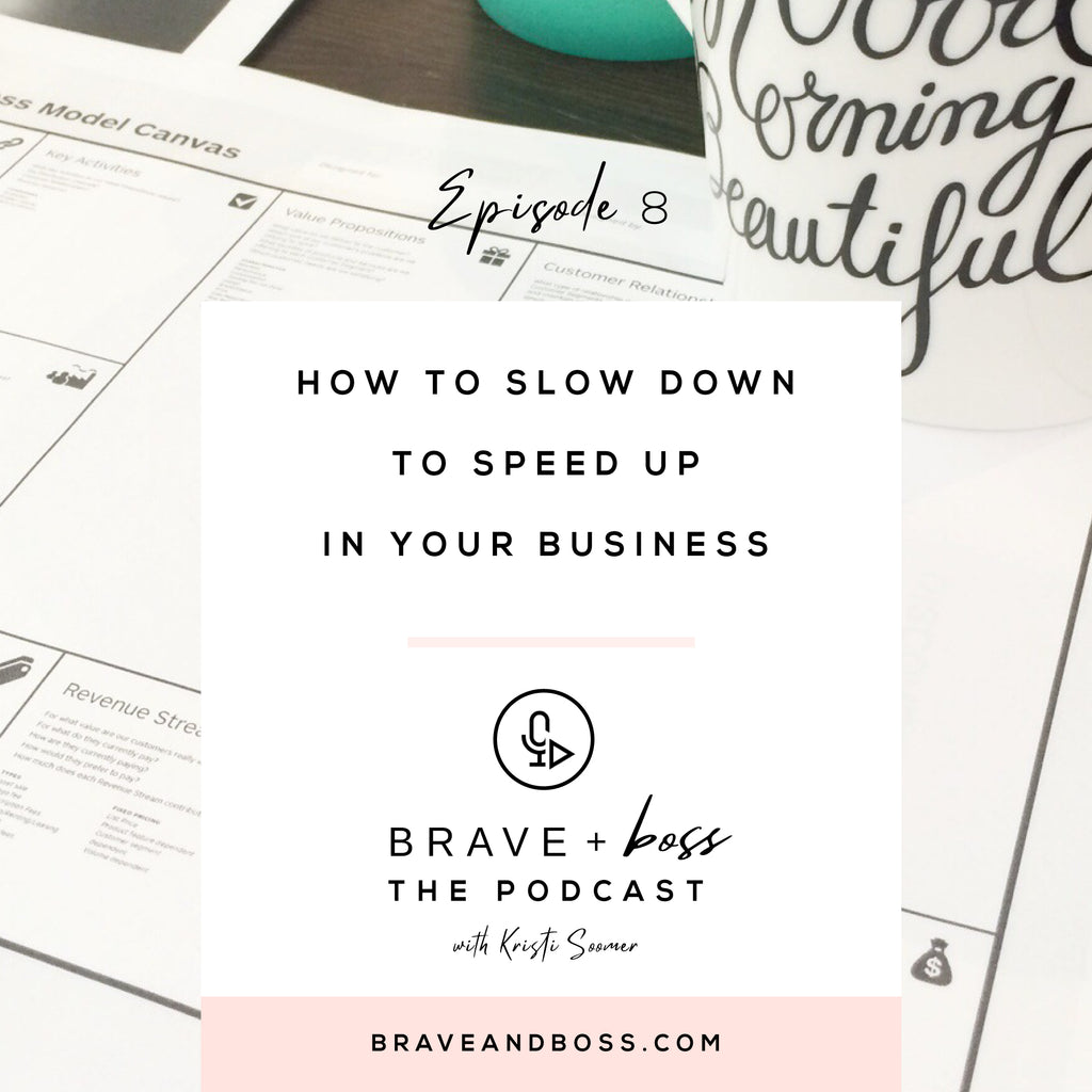 Slow Down to Speed Up in Your Business